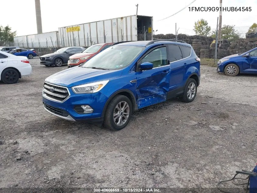 2017 Ford Escape Se VIN: 1FMCU9G91HUB64545 Lot: 40606659