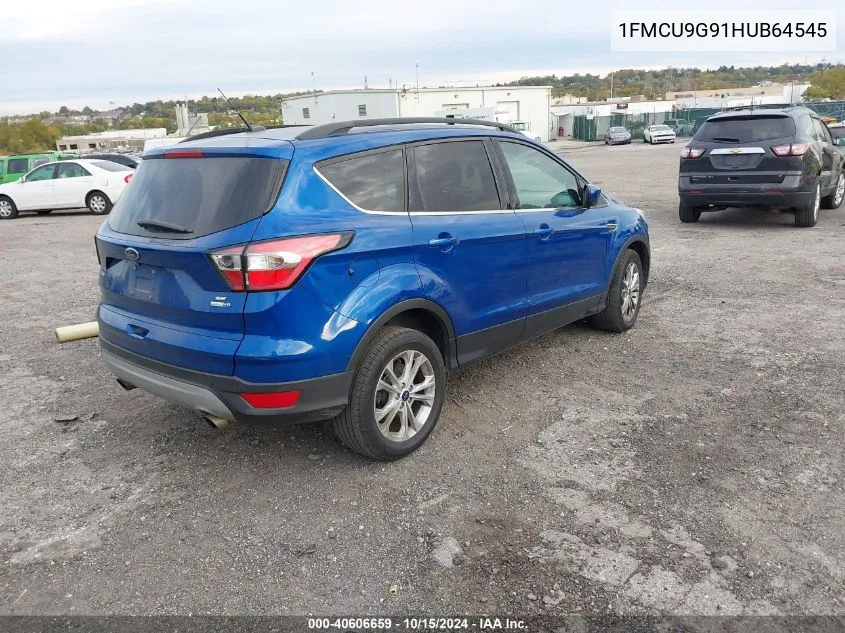 2017 Ford Escape Se VIN: 1FMCU9G91HUB64545 Lot: 40606659