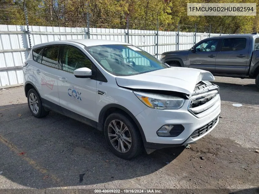 2017 Ford Escape Se VIN: 1FMCU9GD2HUD82594 Lot: 40609202