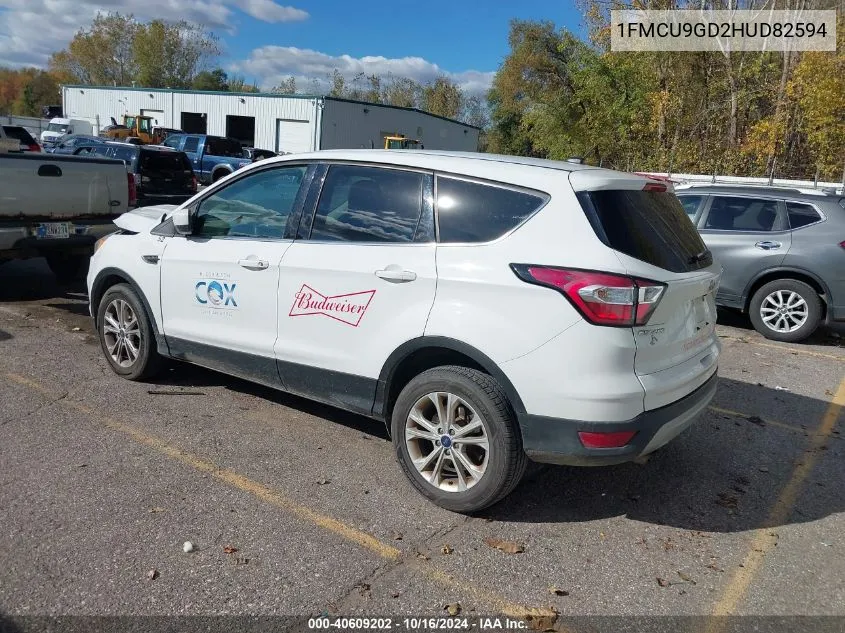 2017 Ford Escape Se VIN: 1FMCU9GD2HUD82594 Lot: 40609202