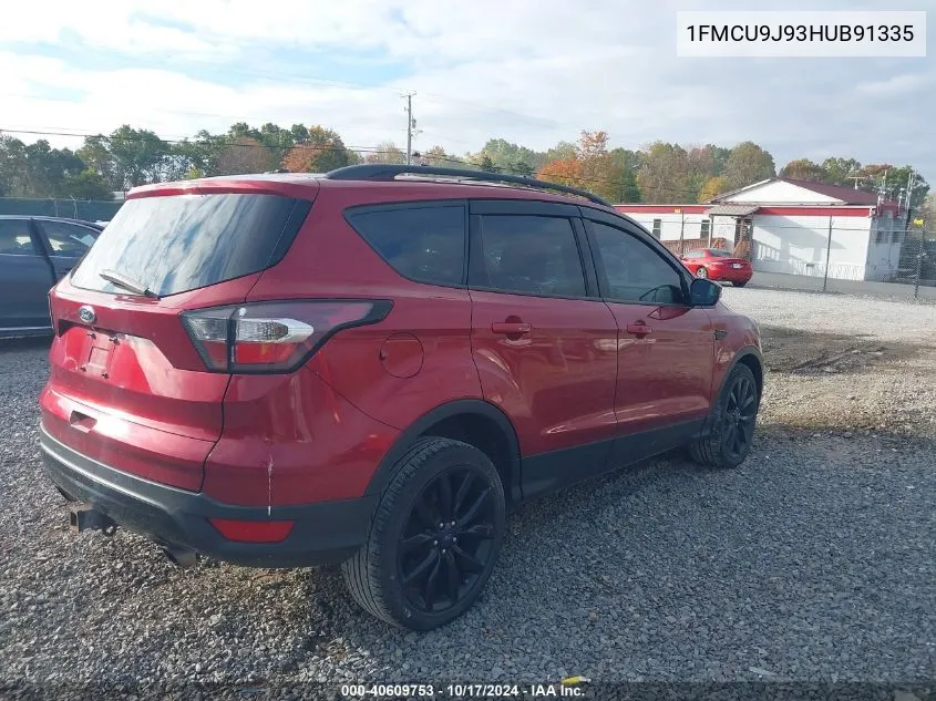 2017 Ford Escape Titanium VIN: 1FMCU9J93HUB91335 Lot: 40609753