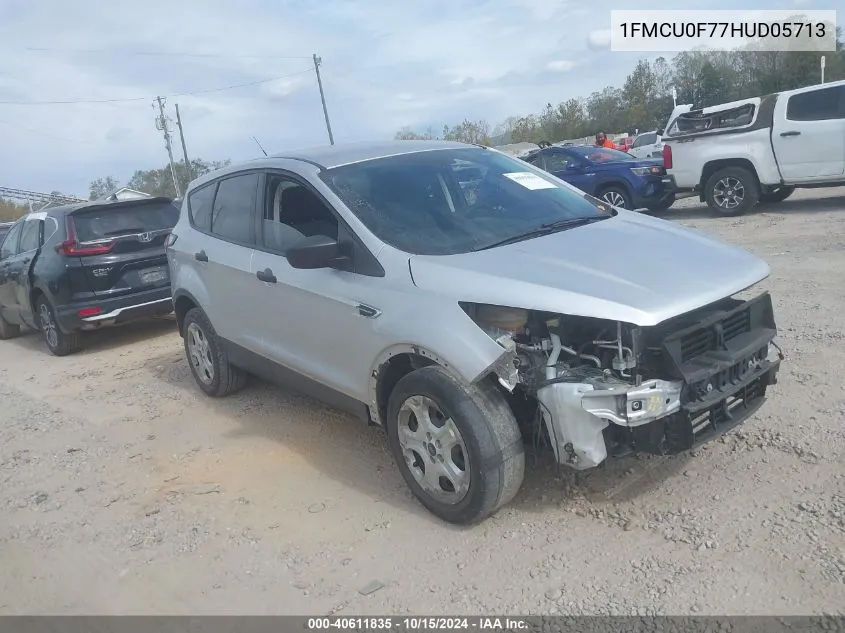 2017 Ford Escape S VIN: 1FMCU0F77HUD05713 Lot: 40611835