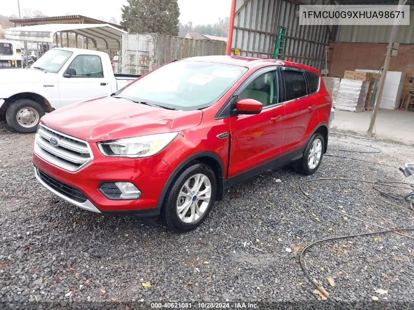 2017 Ford Escape Se VIN: 1FMCU0G9XHUA98671 Lot: 40621081