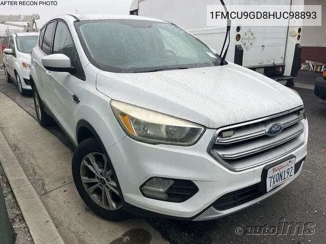 2017 Ford Escape Se VIN: 1FMCU9GD8HUC98893 Lot: 40621794