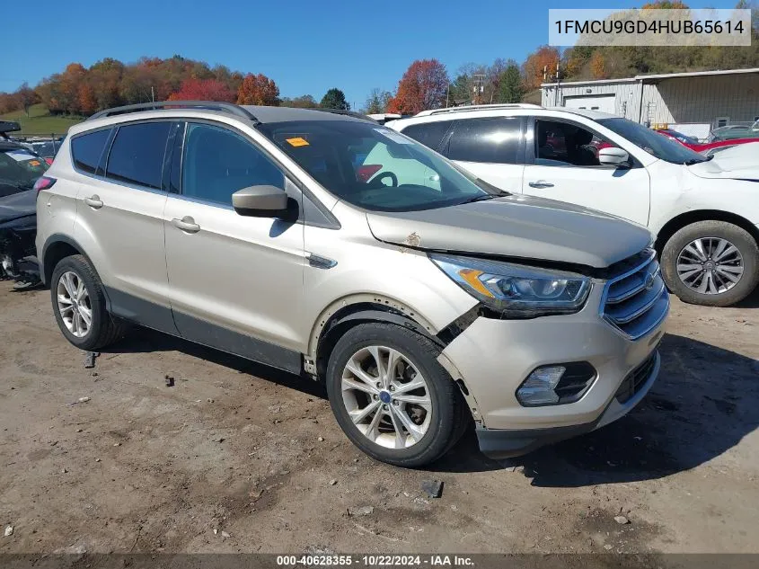 2017 Ford Escape Se VIN: 1FMCU9GD4HUB65614 Lot: 40628355