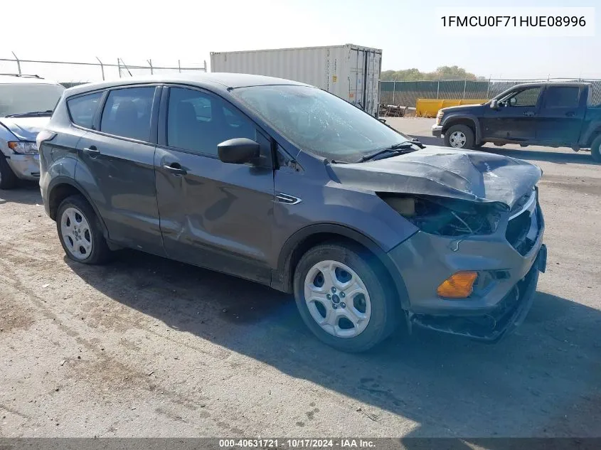 2017 Ford Escape S VIN: 1FMCU0F71HUE08996 Lot: 40631721