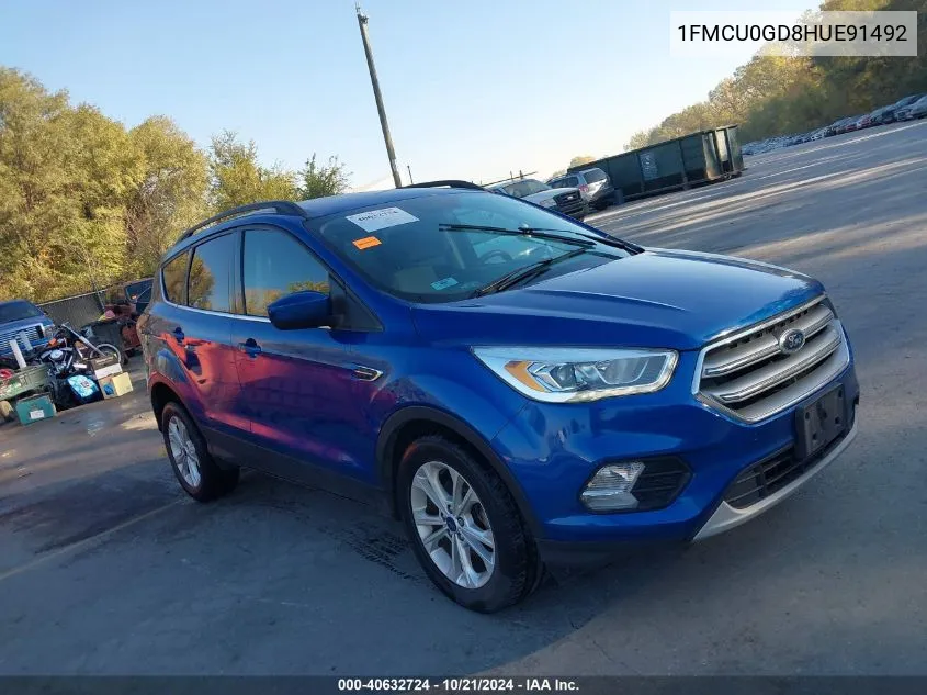 1FMCU0GD8HUE91492 2017 Ford Escape Se