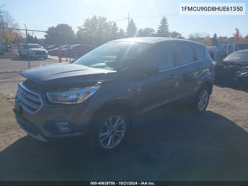 2017 Ford Escape Se VIN: 1FMCU9GD8HUE61350 Lot: 40639750