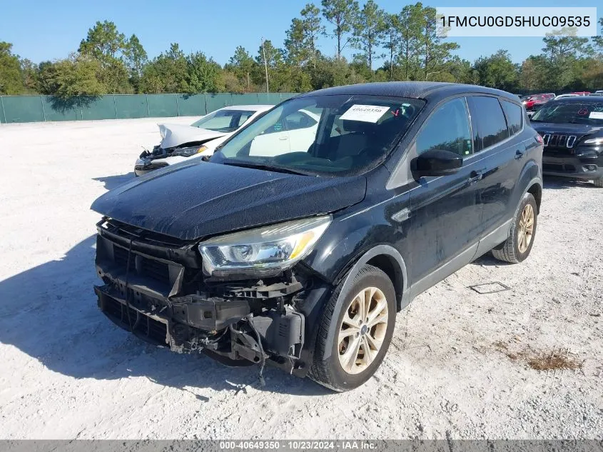 2017 Ford Escape Se VIN: 1FMCU0GD5HUC09535 Lot: 40649350