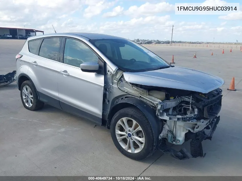 2017 Ford Escape Se VIN: 1FMCU9G95HUC03914 Lot: 40649734