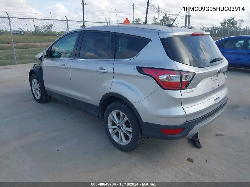 2017 Ford Escape Se VIN: 1FMCU9G95HUC03914 Lot: 40649734