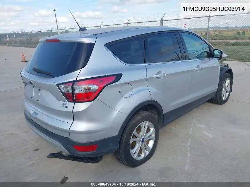 2017 Ford Escape Se VIN: 1FMCU9G95HUC03914 Lot: 40649734