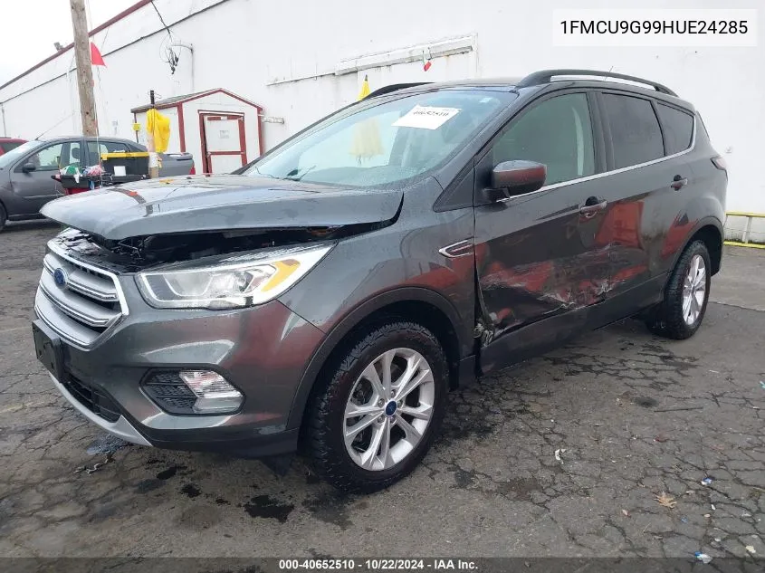 2017 Ford Escape Se VIN: 1FMCU9G99HUE24285 Lot: 40652510