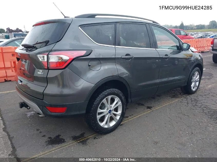 2017 Ford Escape Se VIN: 1FMCU9G99HUE24285 Lot: 40652510