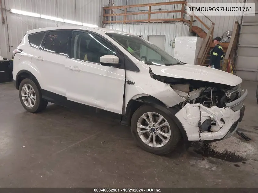 2017 Ford Escape Se VIN: 1FMCU9G97HUC01761 Lot: 40652981