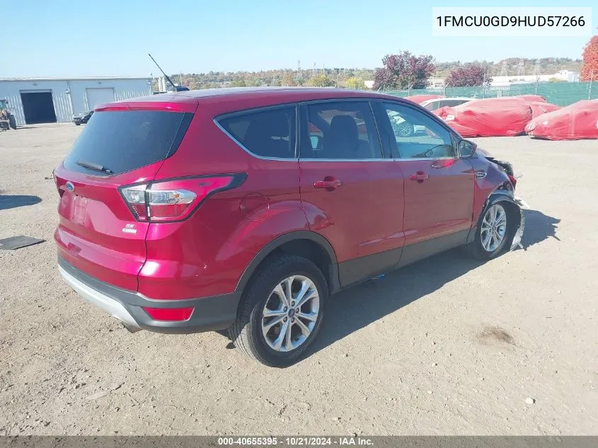 2017 Ford Escape Se VIN: 1FMCU0GD9HUD57266 Lot: 40655395