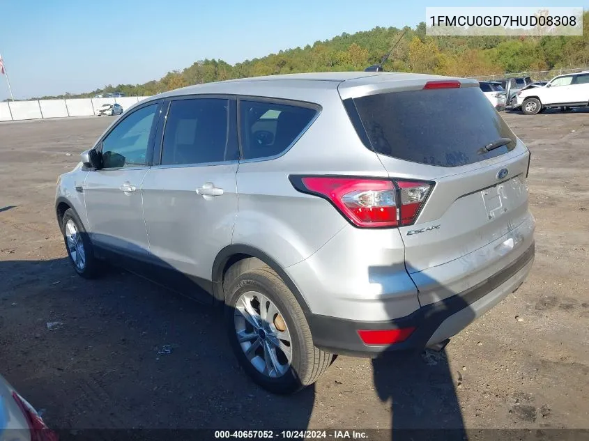 2017 Ford Escape Se VIN: 1FMCU0GD7HUD08308 Lot: 40657052