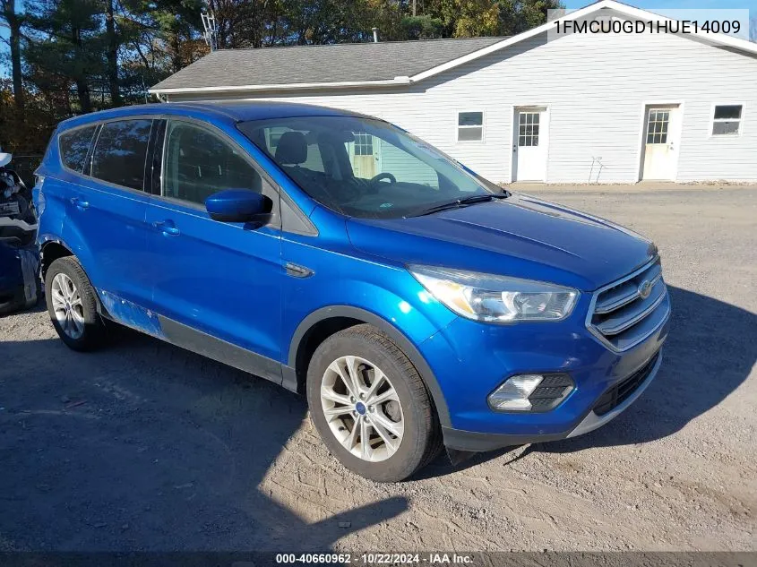 2017 Ford Escape Se VIN: 1FMCU0GD1HUE14009 Lot: 40660962