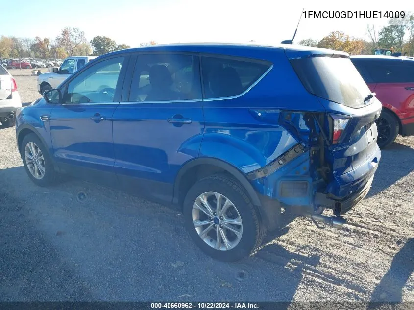 2017 Ford Escape Se VIN: 1FMCU0GD1HUE14009 Lot: 40660962