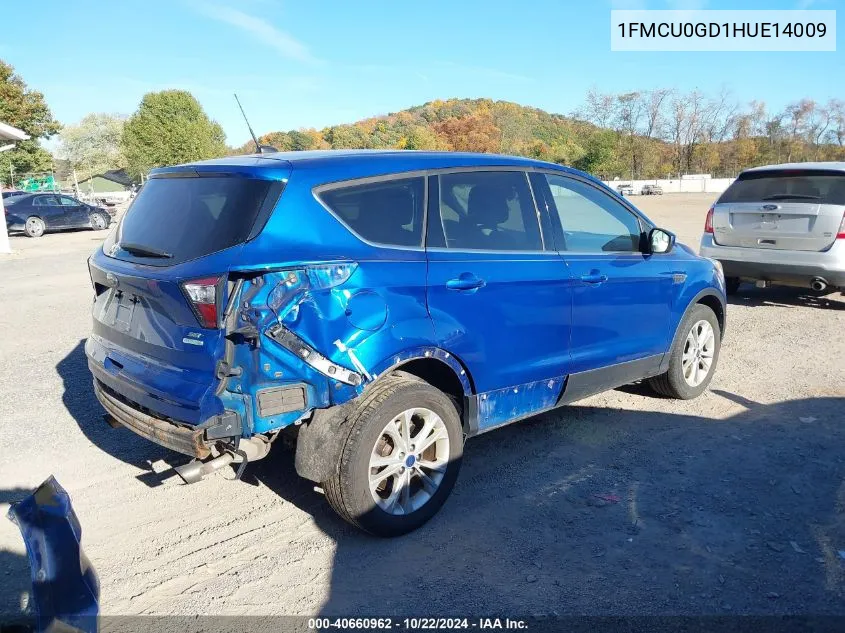 2017 Ford Escape Se VIN: 1FMCU0GD1HUE14009 Lot: 40660962