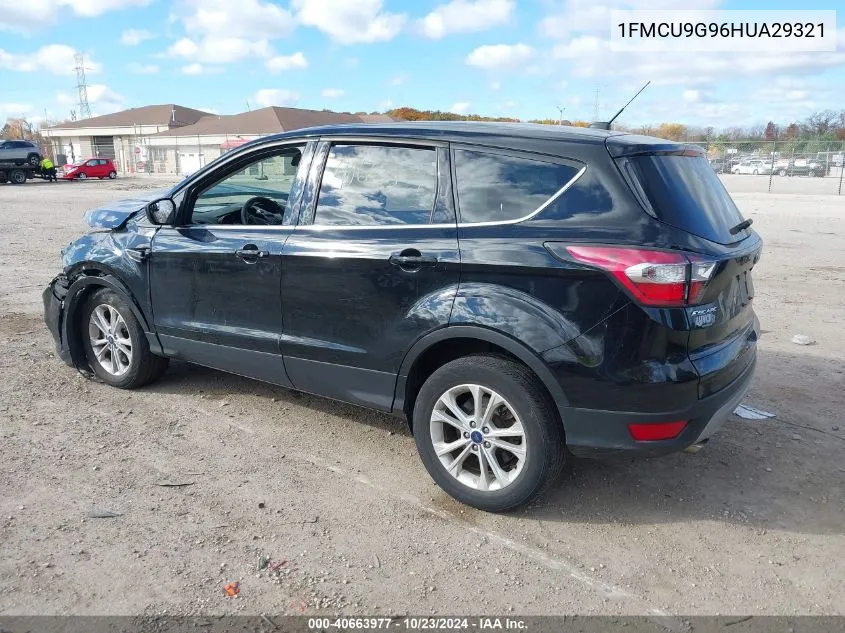 2017 Ford Escape Se VIN: 1FMCU9G96HUA29321 Lot: 40663977