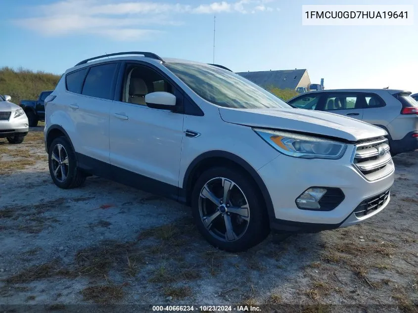 2017 Ford Escape Se VIN: 1FMCU0GD7HUA19641 Lot: 40666234