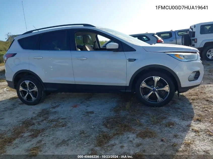 2017 Ford Escape Se VIN: 1FMCU0GD7HUA19641 Lot: 40666234