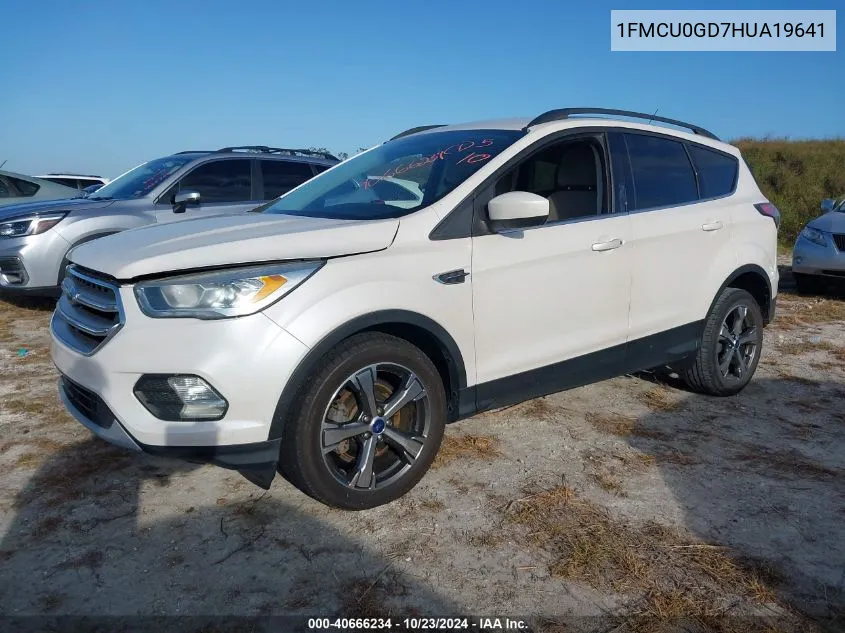 2017 Ford Escape Se VIN: 1FMCU0GD7HUA19641 Lot: 40666234