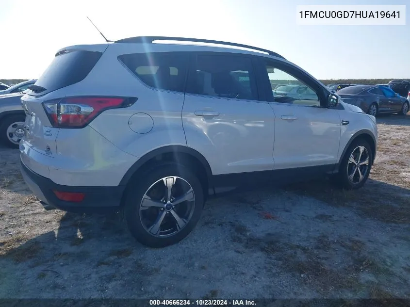 2017 Ford Escape Se VIN: 1FMCU0GD7HUA19641 Lot: 40666234