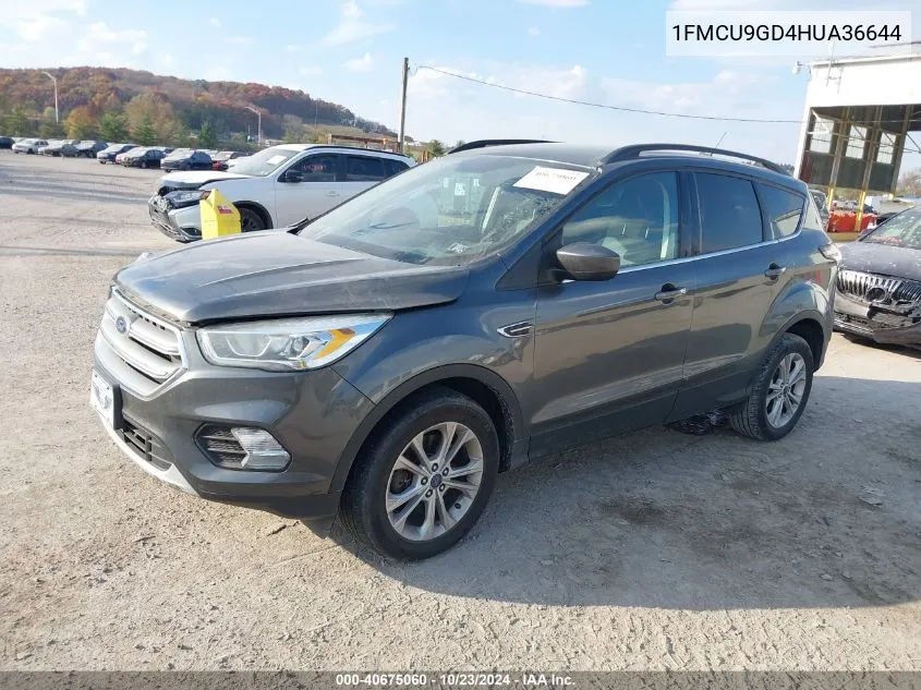 2017 Ford Escape Se VIN: 1FMCU9GD4HUA36644 Lot: 40675060