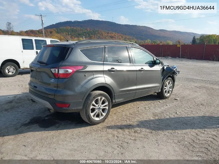 2017 Ford Escape Se VIN: 1FMCU9GD4HUA36644 Lot: 40675060