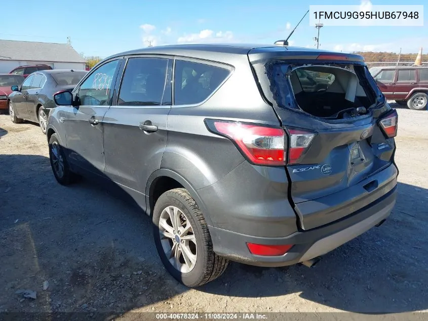 2017 Ford Escape Se VIN: 1FMCU9G95HUB67948 Lot: 40678324