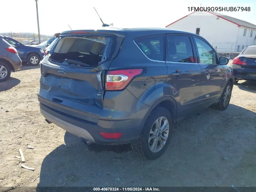 2017 Ford Escape Se VIN: 1FMCU9G95HUB67948 Lot: 40678324