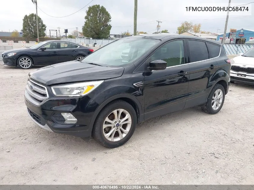 2017 Ford Escape Se VIN: 1FMCU0GD9HUC68474 Lot: 40678495