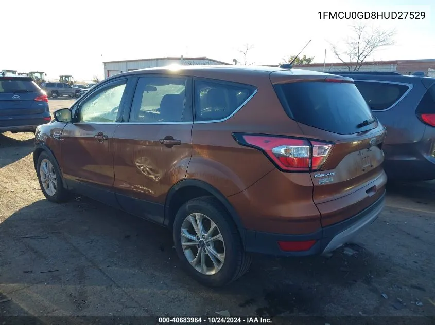 2017 Ford Escape Se VIN: 1FMCU0GD8HUD27529 Lot: 40683984