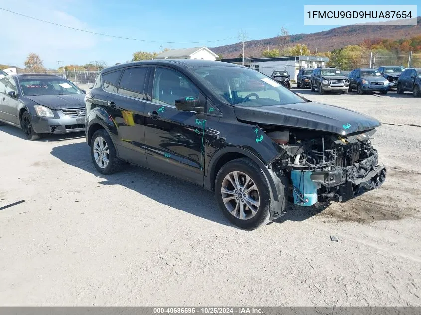 2017 Ford Escape Se VIN: 1FMCU9GD9HUA87654 Lot: 40686595