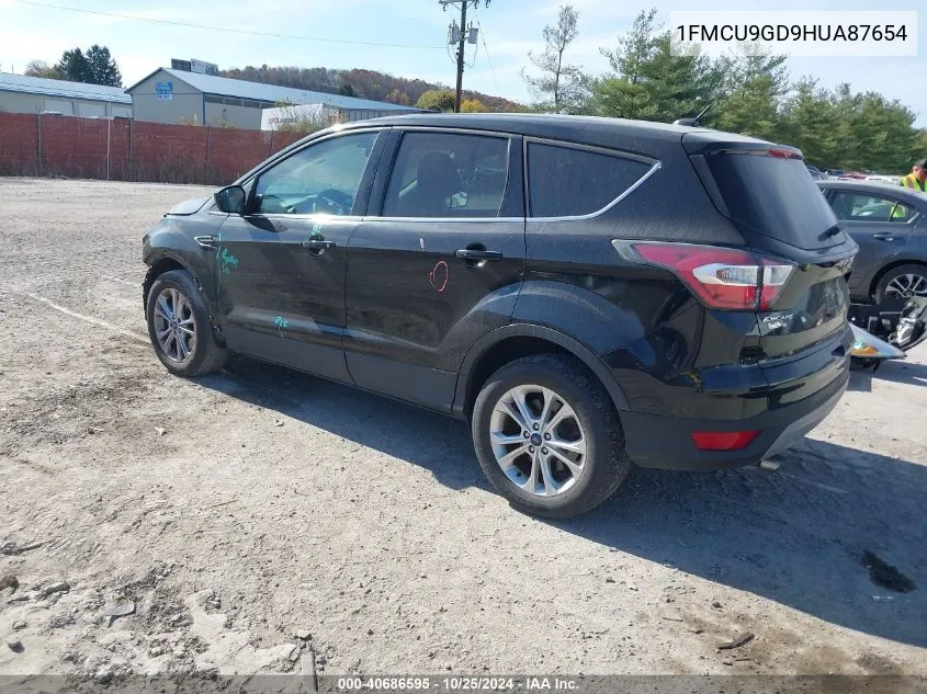 2017 Ford Escape Se VIN: 1FMCU9GD9HUA87654 Lot: 40686595