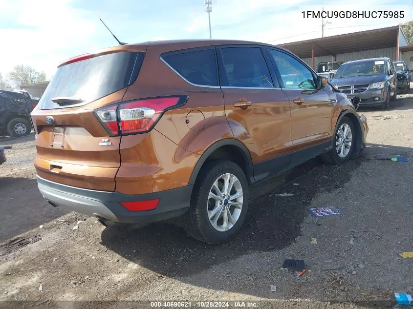 2017 Ford Escape Se VIN: 1FMCU9GD8HUC75985 Lot: 40690621