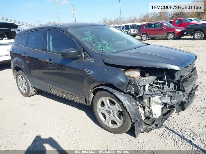 2017 Ford Escape S VIN: 1FMCU0F72HUE01166 Lot: 40693230