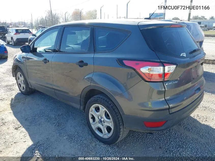 2017 Ford Escape S VIN: 1FMCU0F72HUE01166 Lot: 40693230