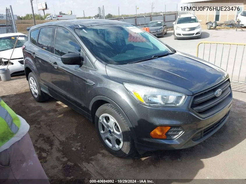 2017 Ford Escape S VIN: 1FMCU0F76HUE23476 Lot: 40694992