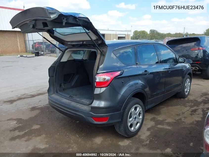 2017 Ford Escape S VIN: 1FMCU0F76HUE23476 Lot: 40694992