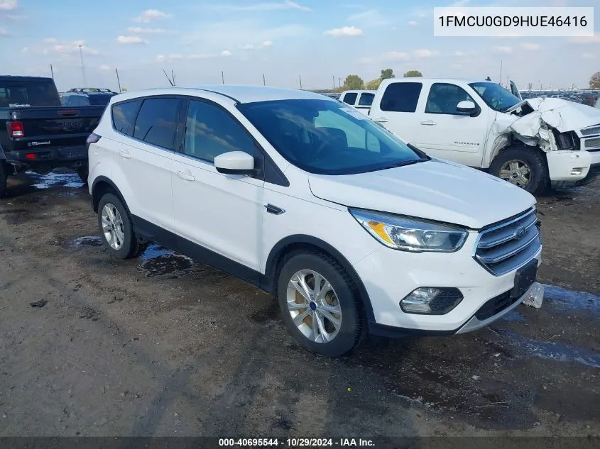 2017 Ford Escape Se VIN: 1FMCU0GD9HUE46416 Lot: 40695544