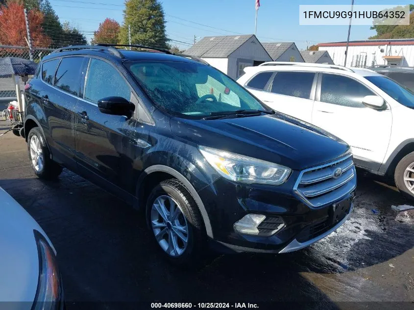 2017 Ford Escape Se VIN: 1FMCU9G91HUB64352 Lot: 40698660