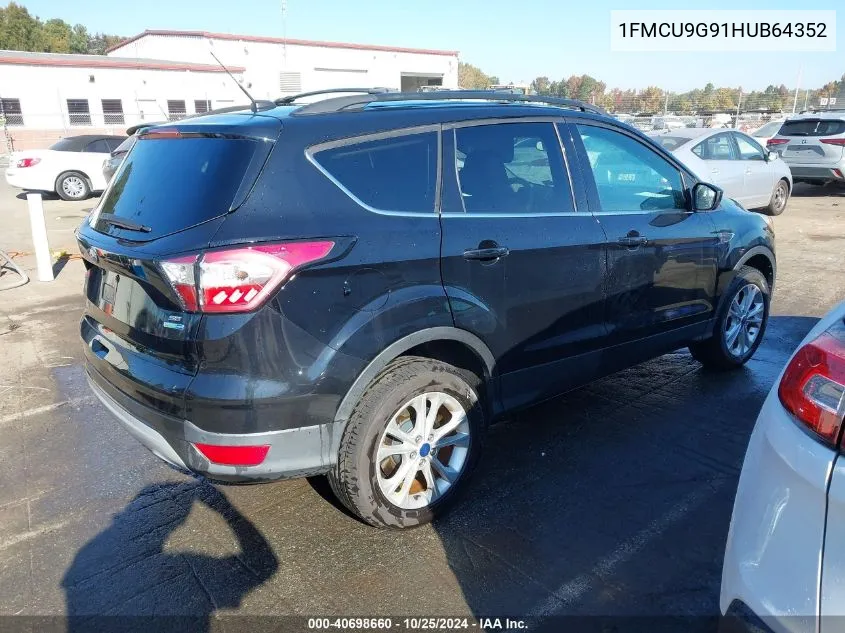 2017 Ford Escape Se VIN: 1FMCU9G91HUB64352 Lot: 40698660