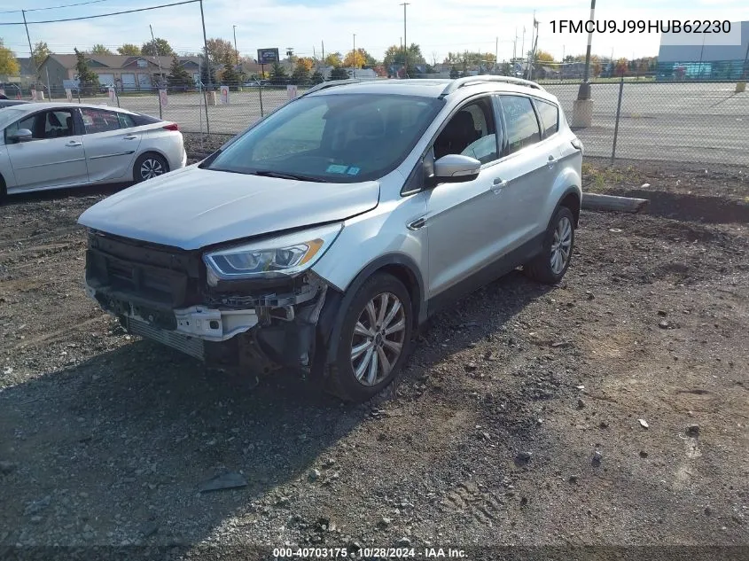 2017 Ford Escape Titanium VIN: 1FMCU9J99HUB62230 Lot: 40703175