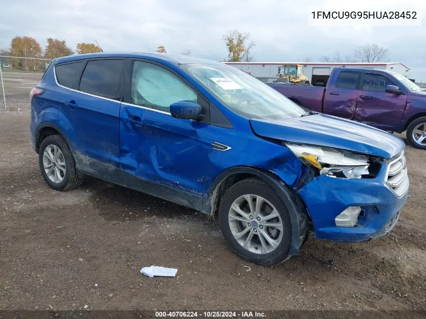 2017 Ford Escape Se VIN: 1FMCU9G95HUA28452 Lot: 40706224