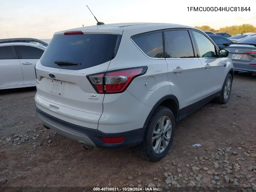 2017 Ford Escape Se VIN: 1FMCU0GD4HUC81844 Lot: 40708011