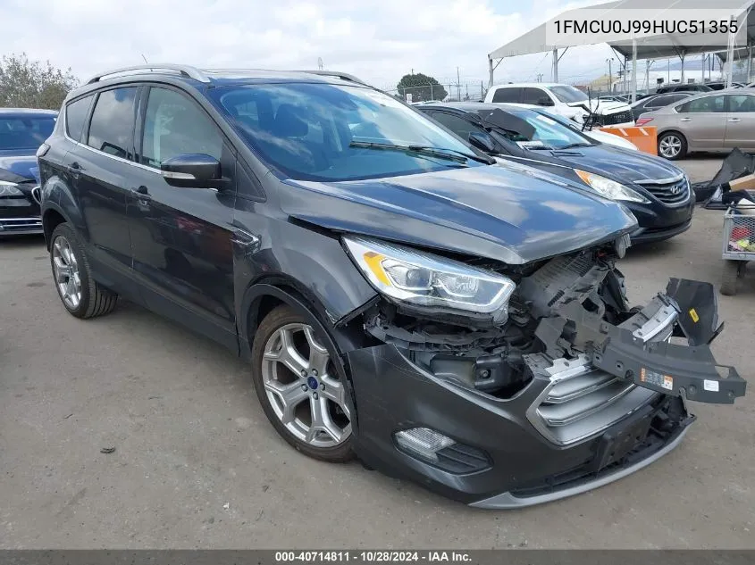 1FMCU0J99HUC51355 2017 Ford Escape Titanium