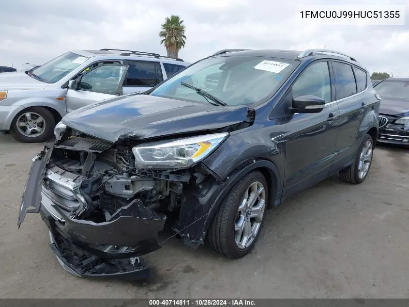 1FMCU0J99HUC51355 2017 Ford Escape Titanium